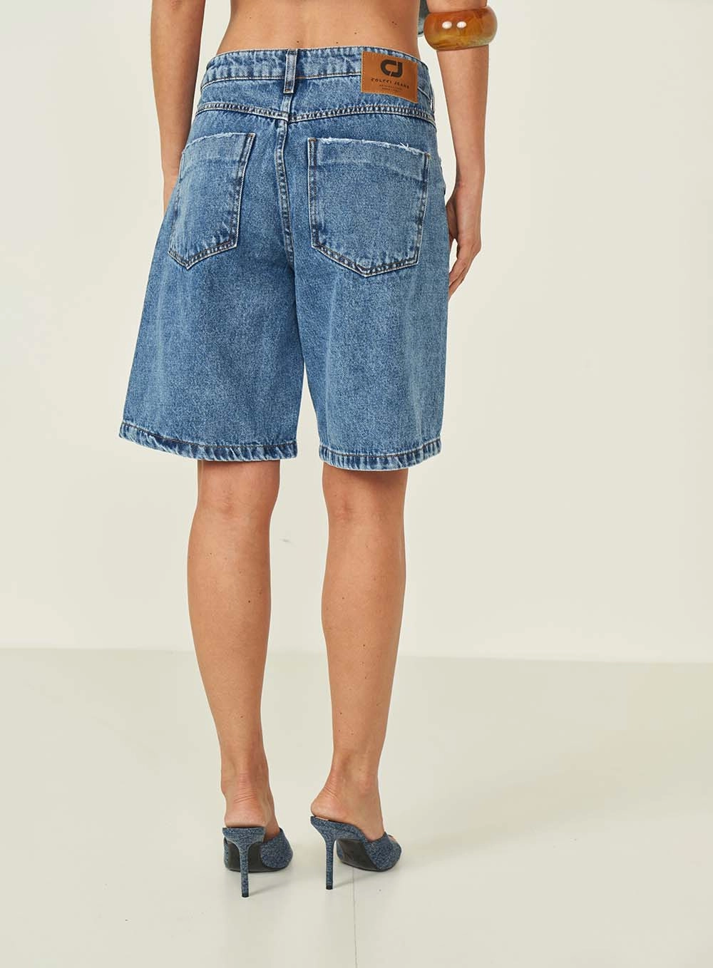 Bermuda Jeans Cancun Índigo