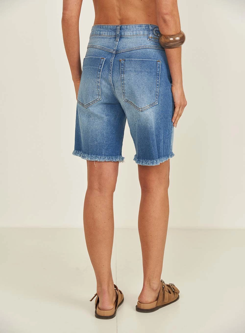 Bermuda Jeans Cancun Índigo