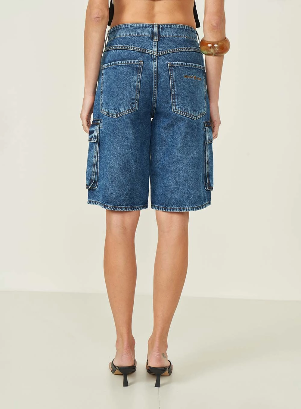 Bermuda Jeans Cancun Índigo