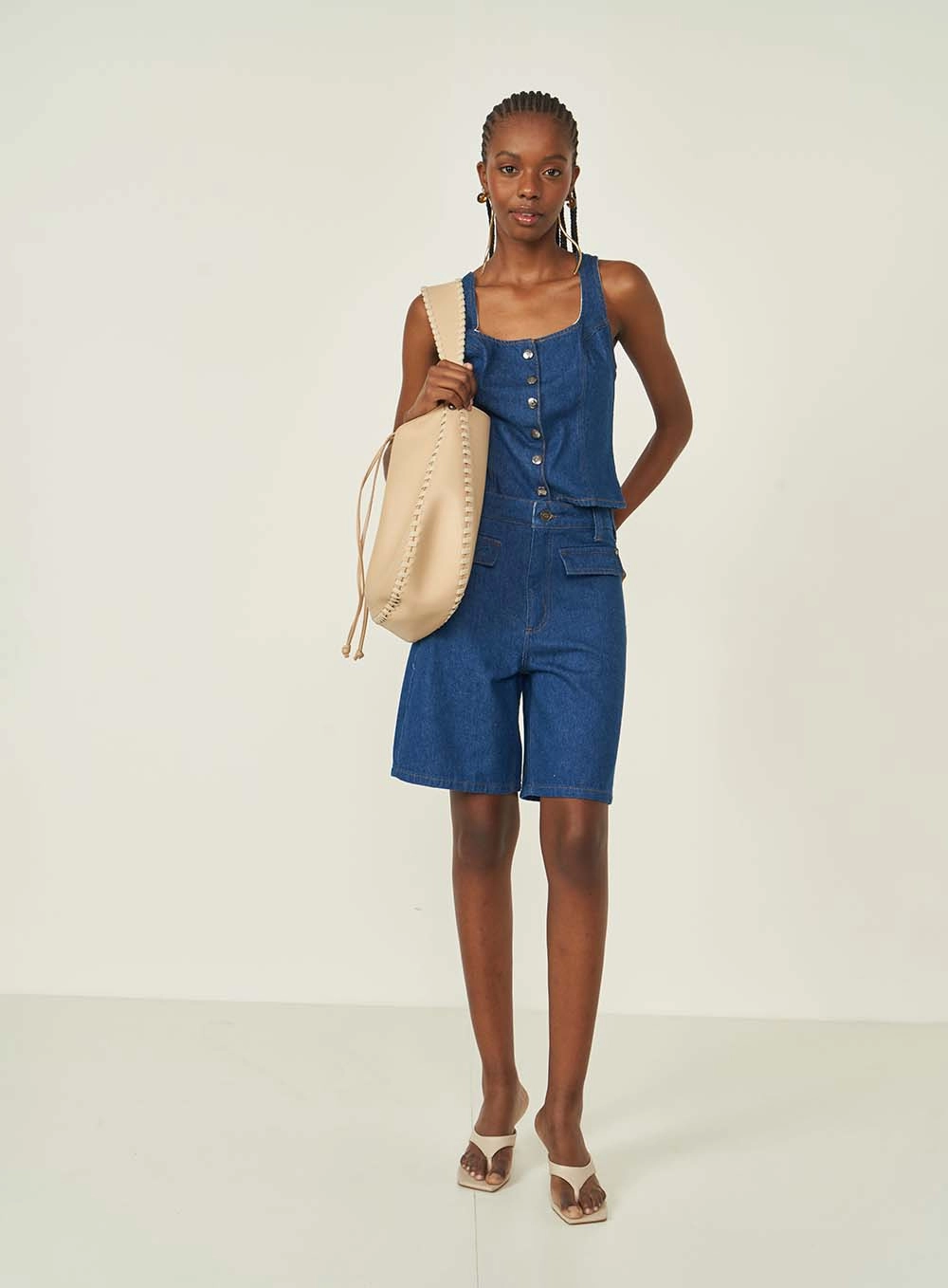 Bermuda Jeans Dubai Índigo