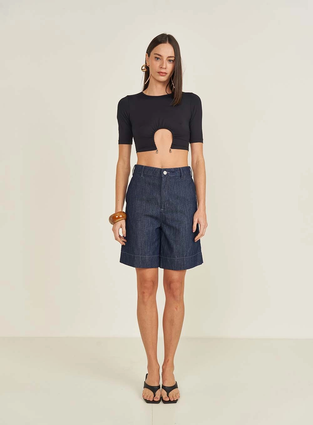 Bermuda Jeans Dubai Índigo