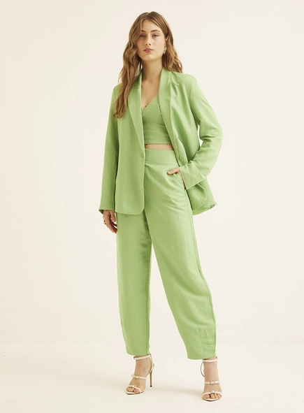 Blazer Alfaiataria De Linho