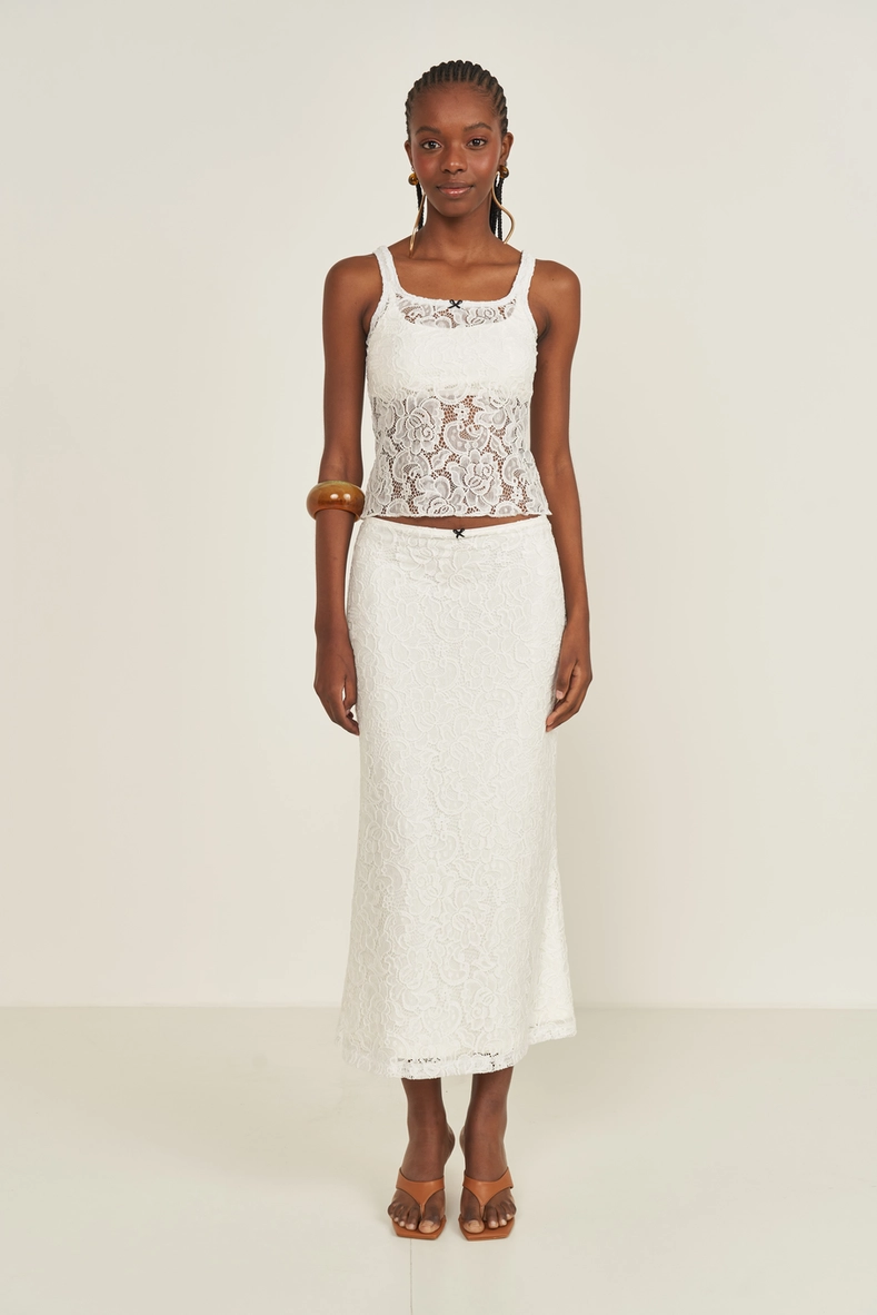 Saia Midi Renda