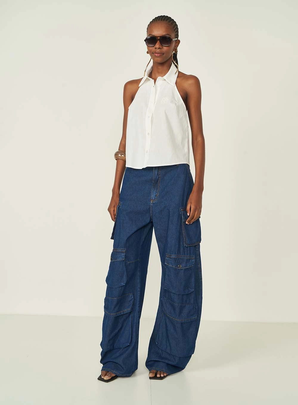 Camisa Colcci Jeans Off Shell
