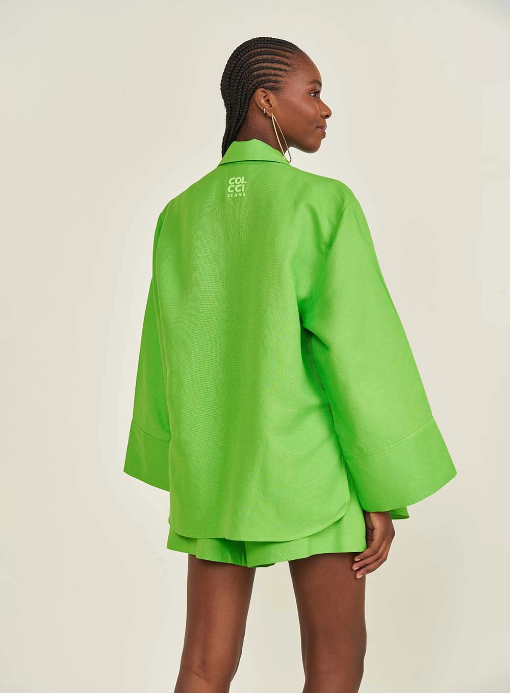Camisa Linho Verde