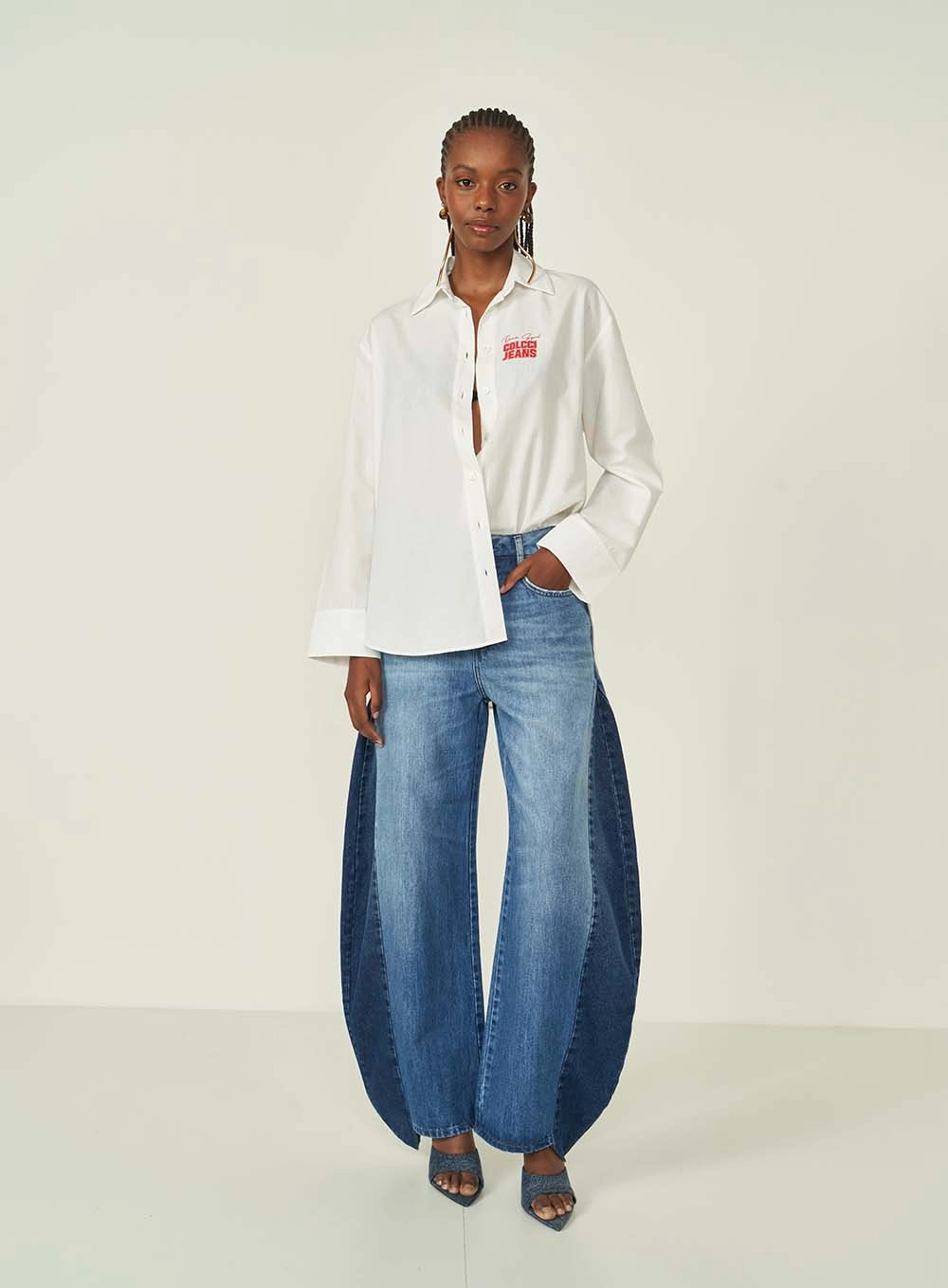 Camisa Colcci Jeans Off Shell