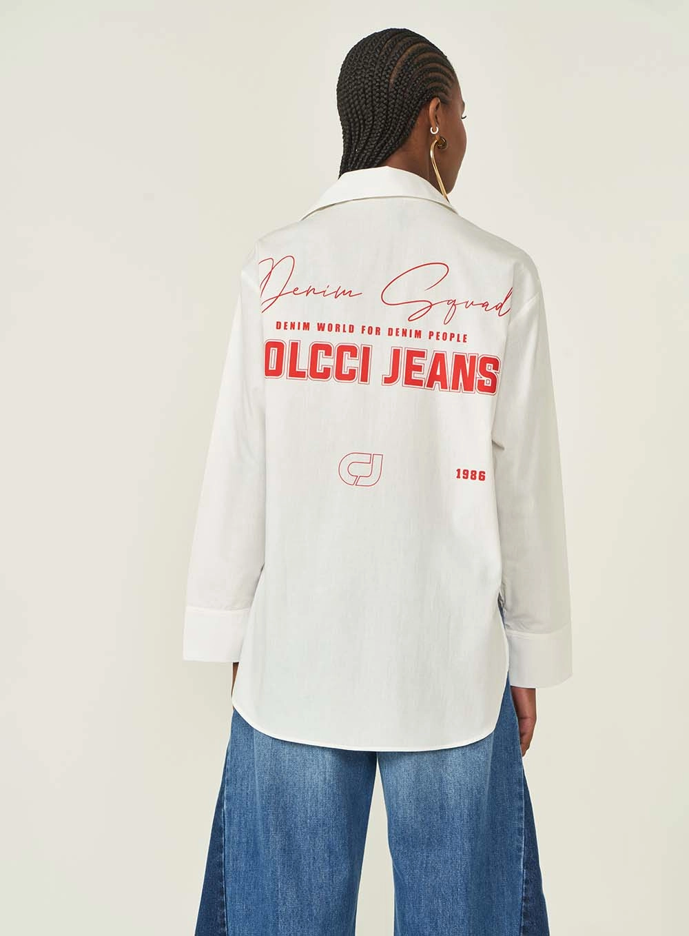Camisa Colcci Jeans Off Shell