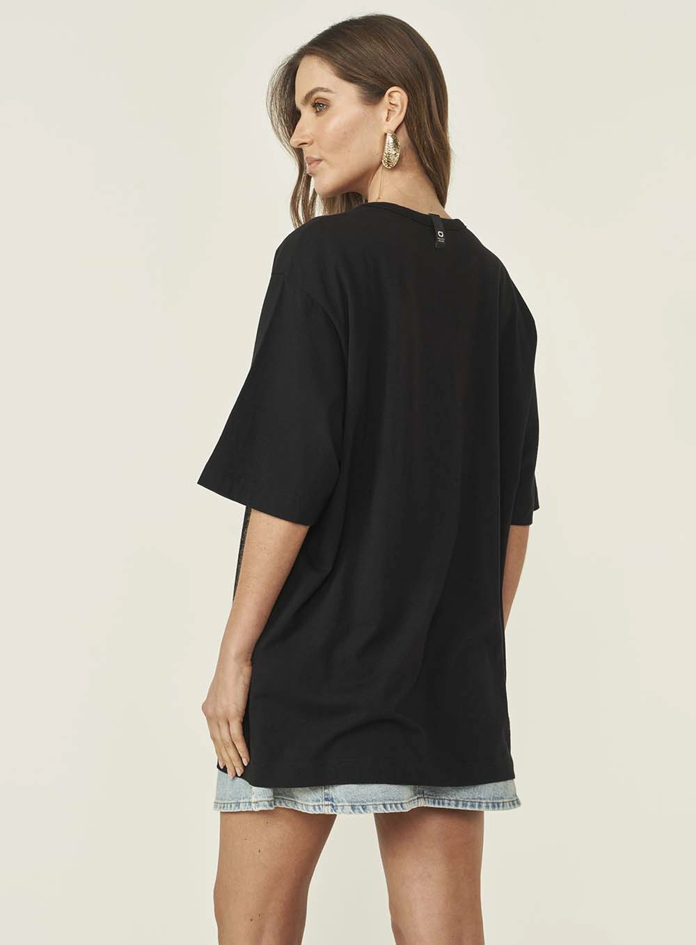 Camiseta Estampada Preto