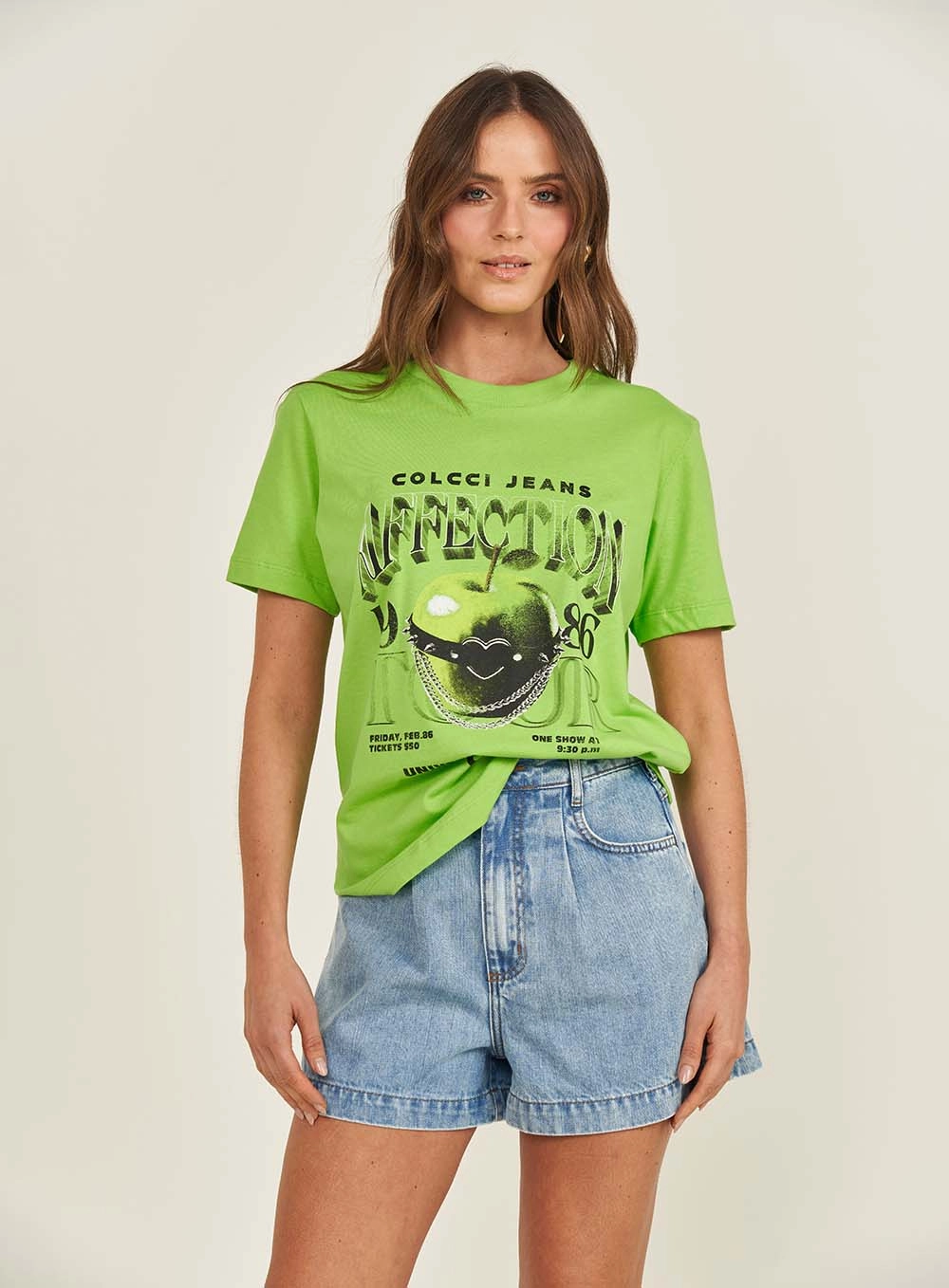 Camiseta Colcci Jeans Verde