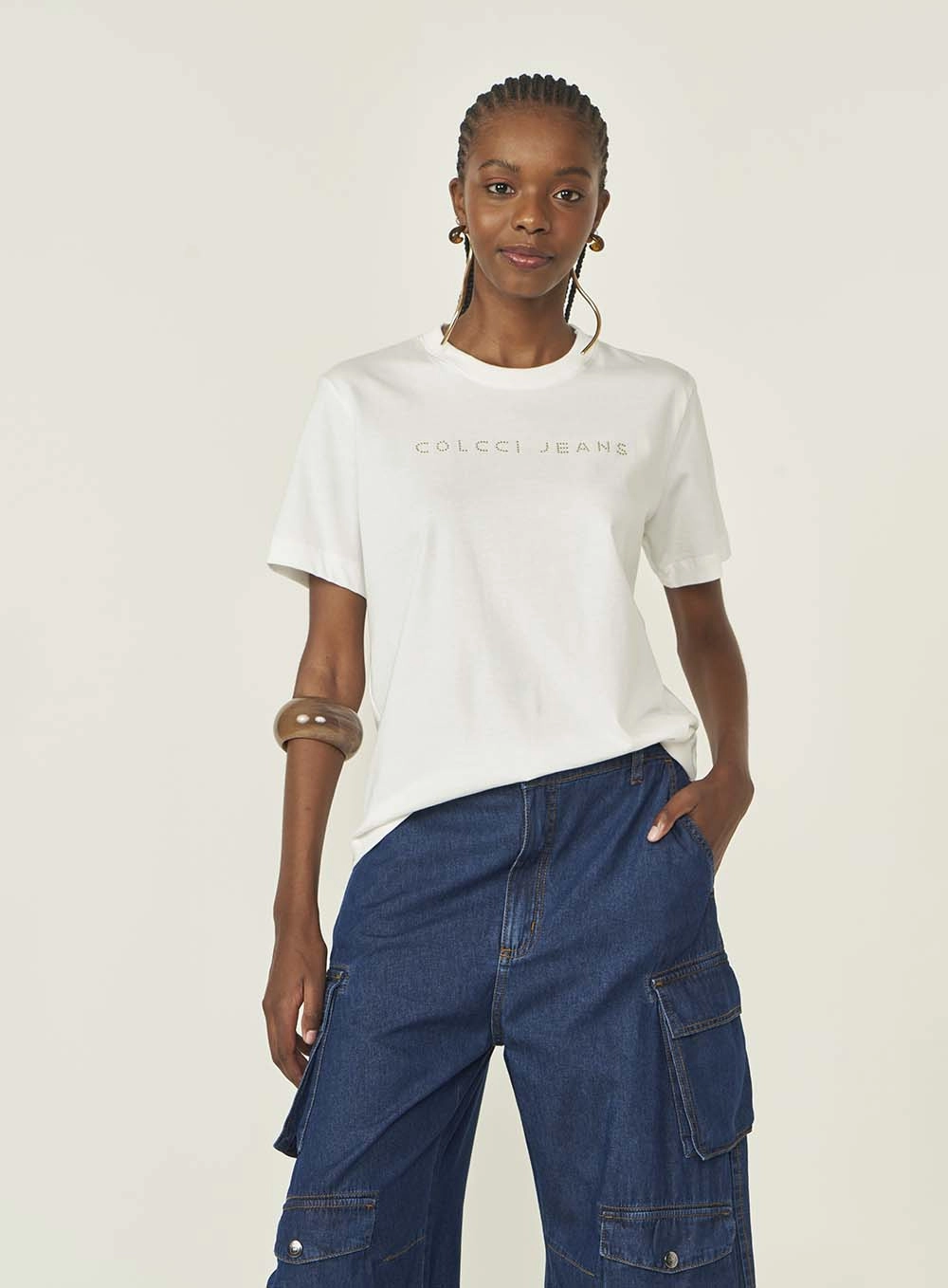 Camiseta Feminina Boy Off Shell
