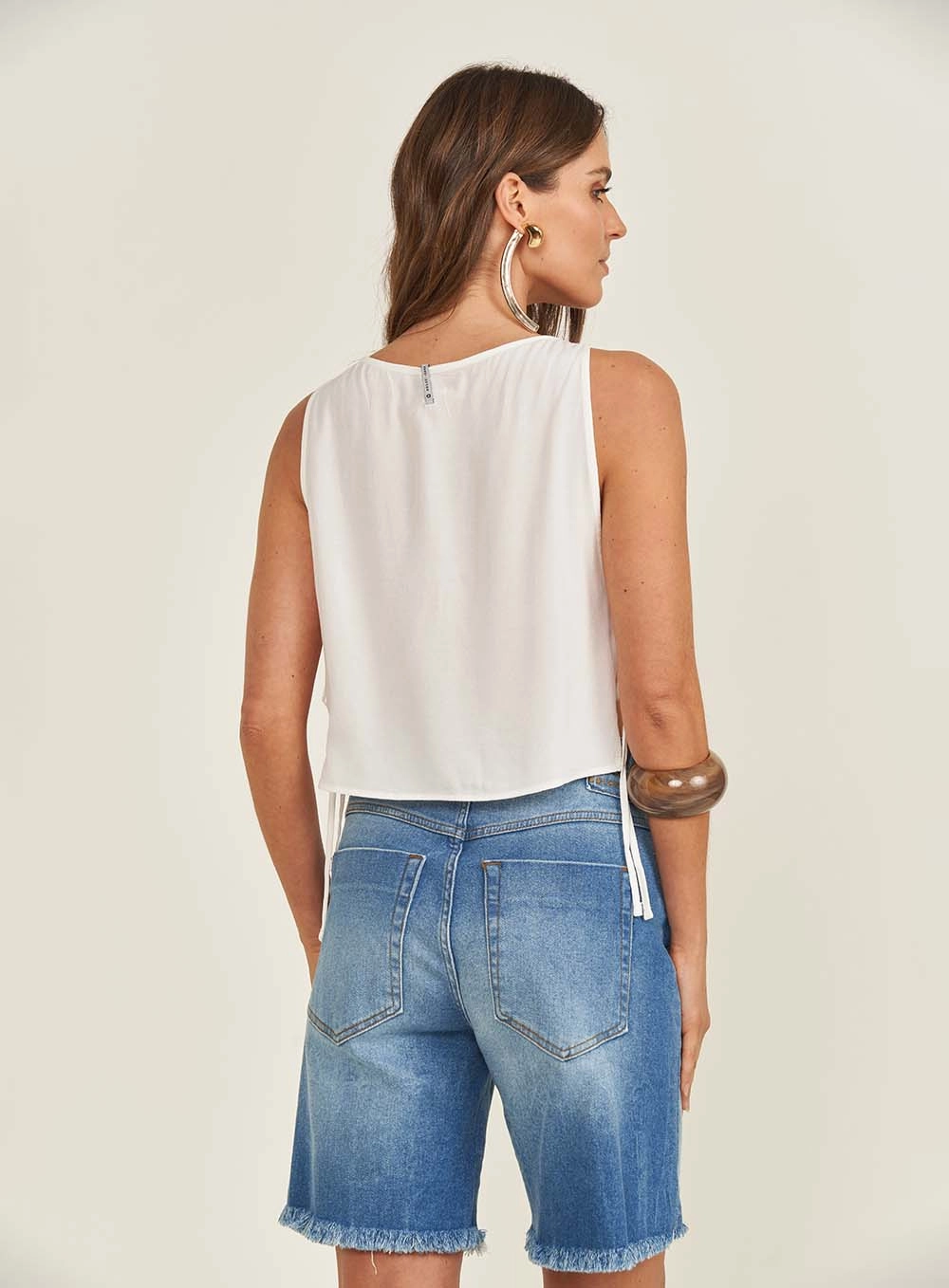 Blusa Colcci Jeans Off Shell