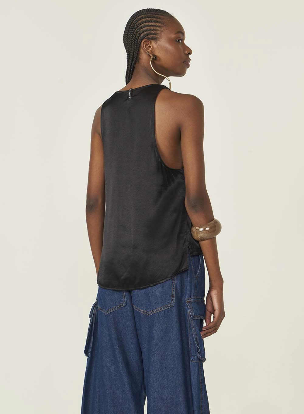 Blusa Colcci Jeans Preto