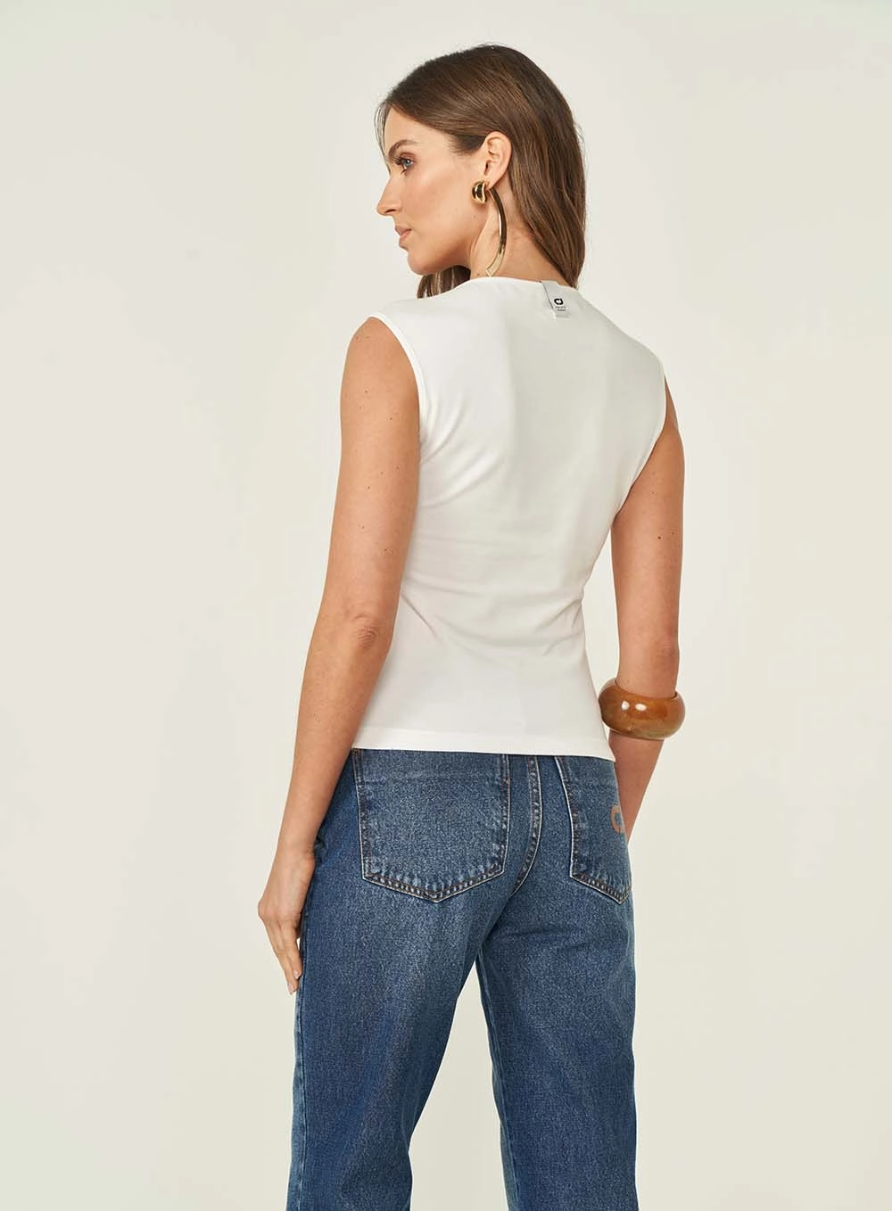 Blusa Colcci Jeans Off Shell