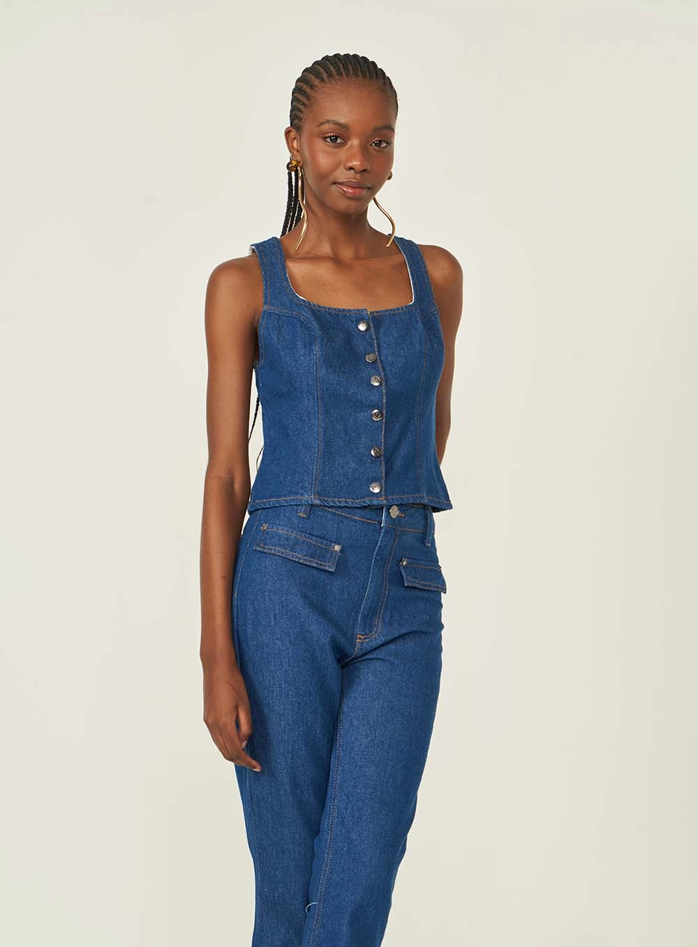 Blusa Jeans Índigo