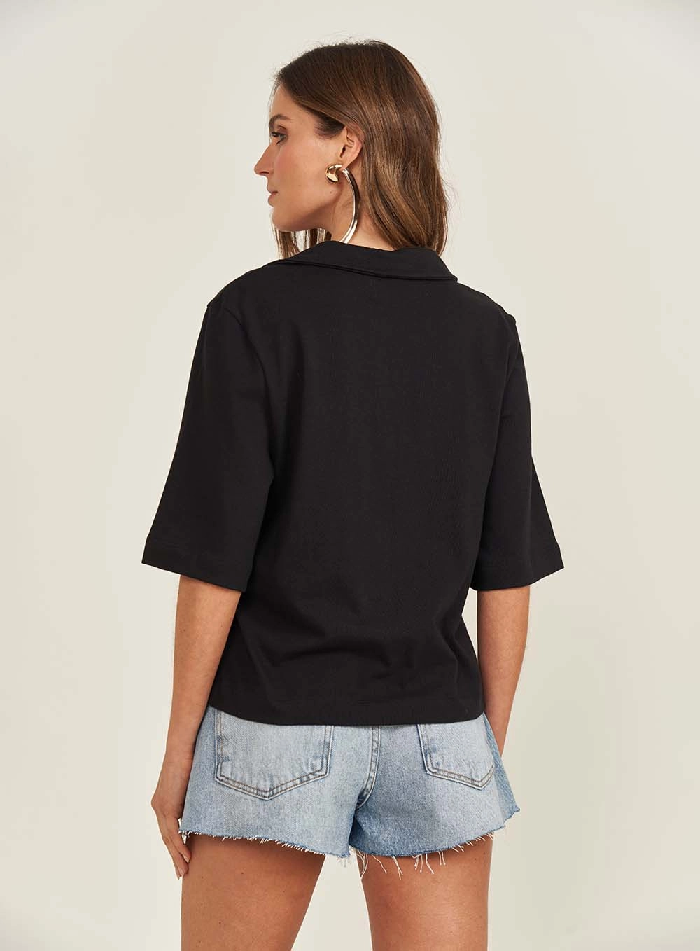 Blusa Colcci Jeans Preto