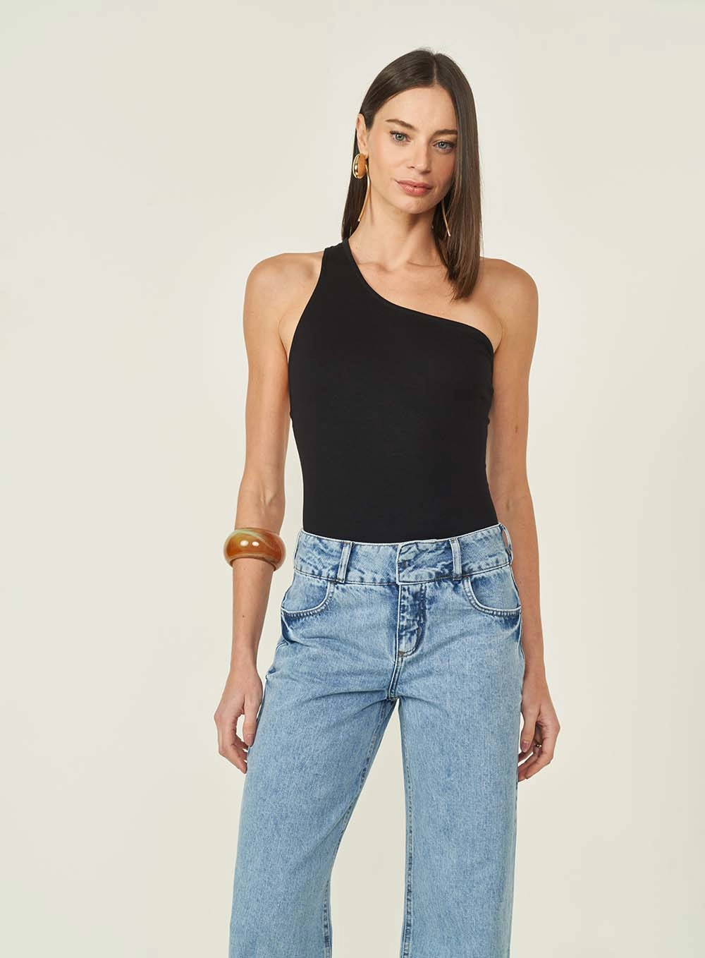Body Colcci Jeans Preto