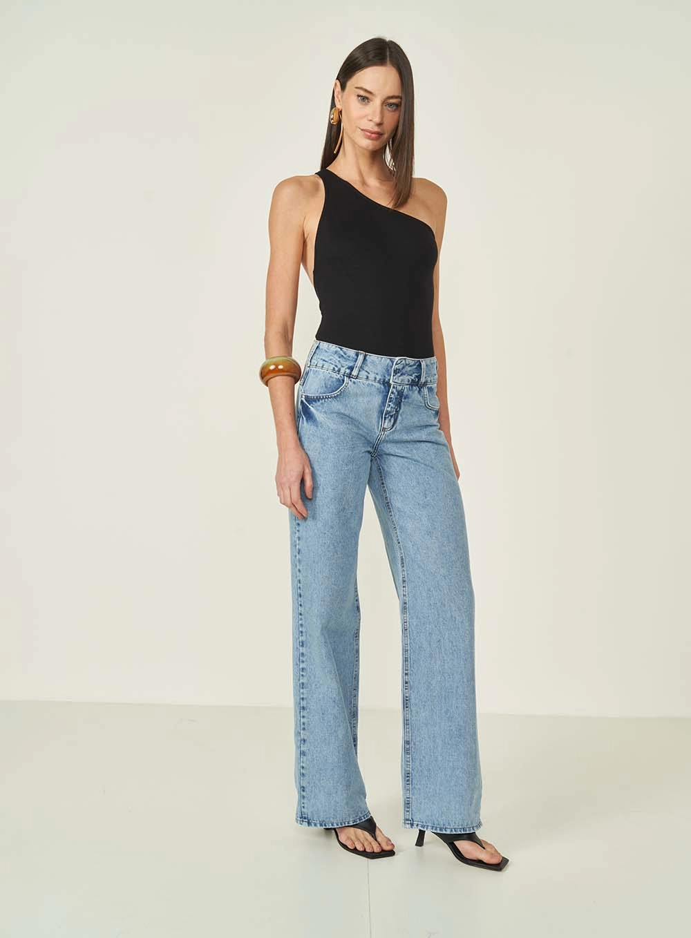 Body Colcci Jeans Preto