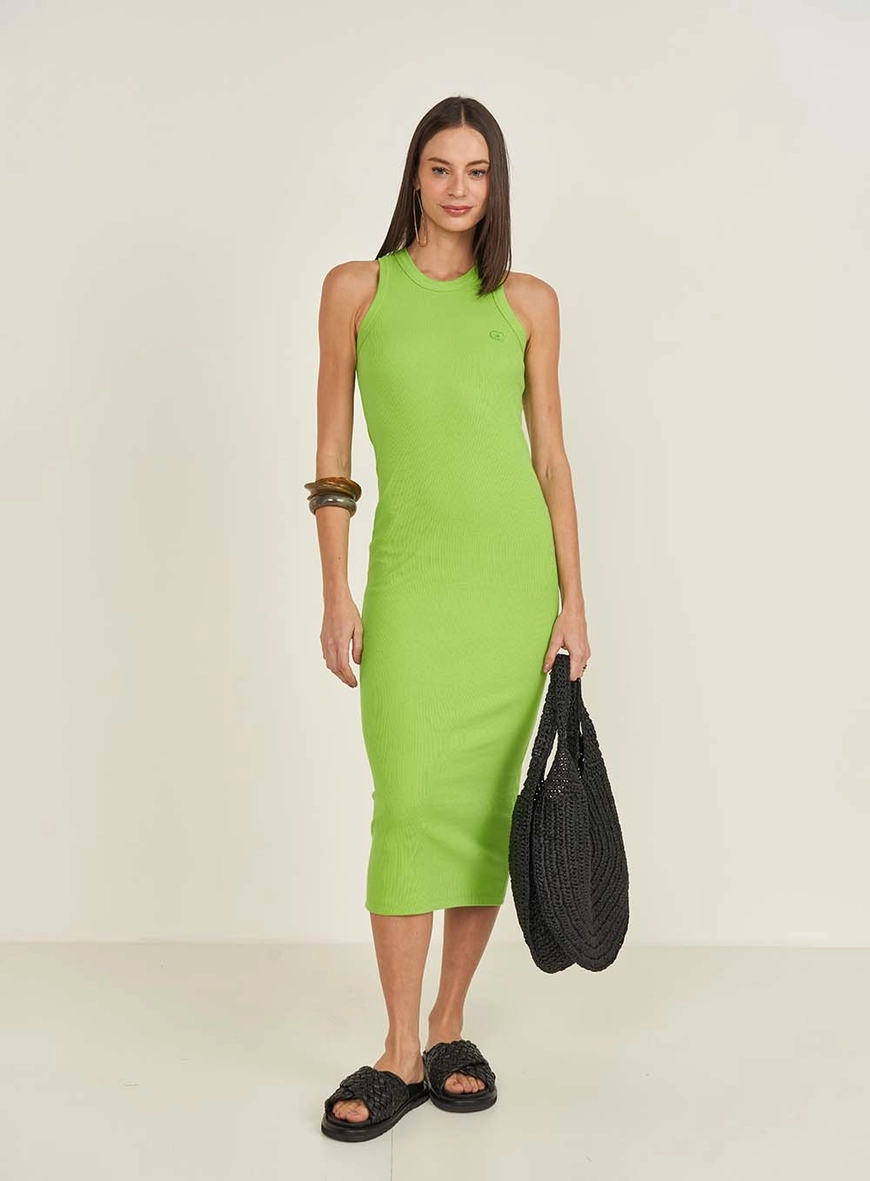 Vestido Canelado