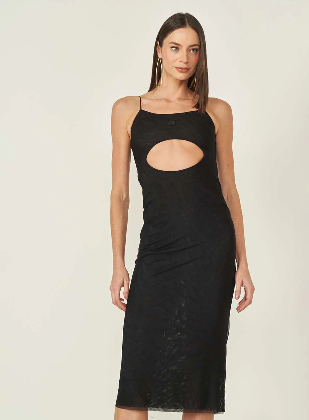 Vestido Tule Preto