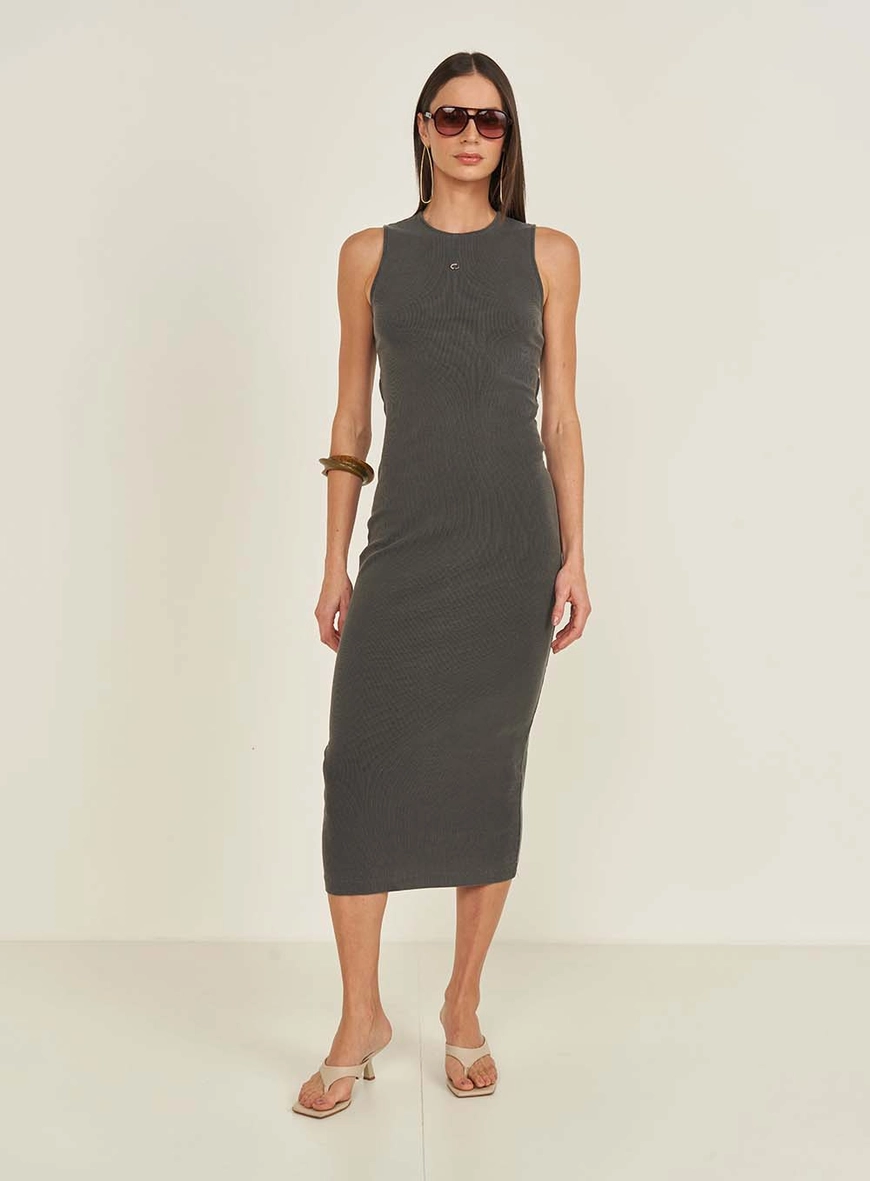 Vestido Canelado