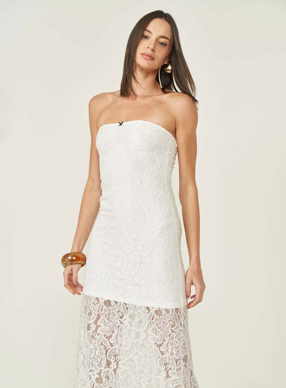 Vestido Renda Off Shell