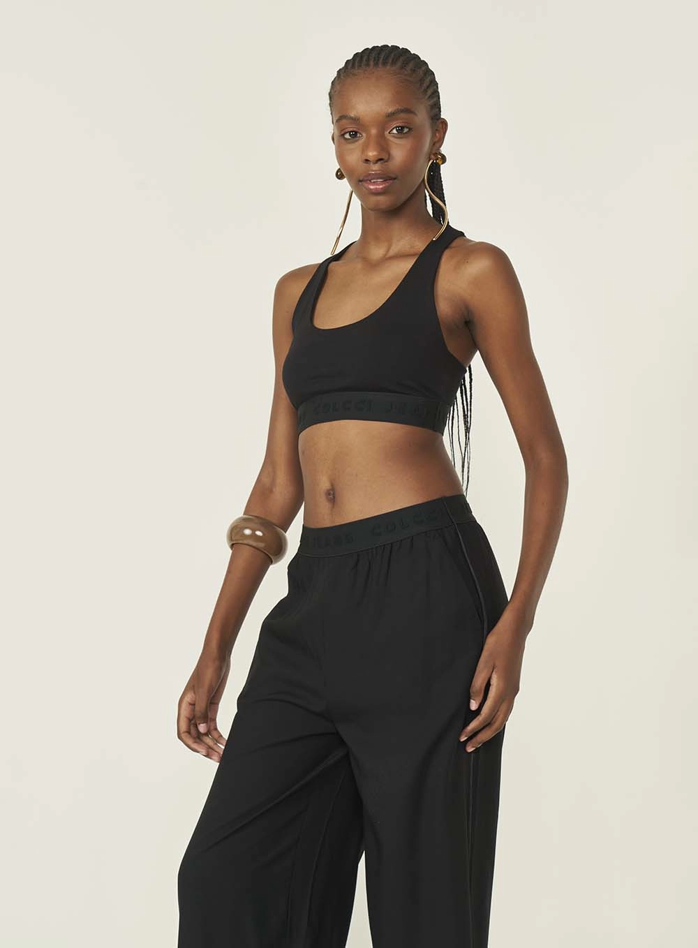 Top Colcci Jeans Preto