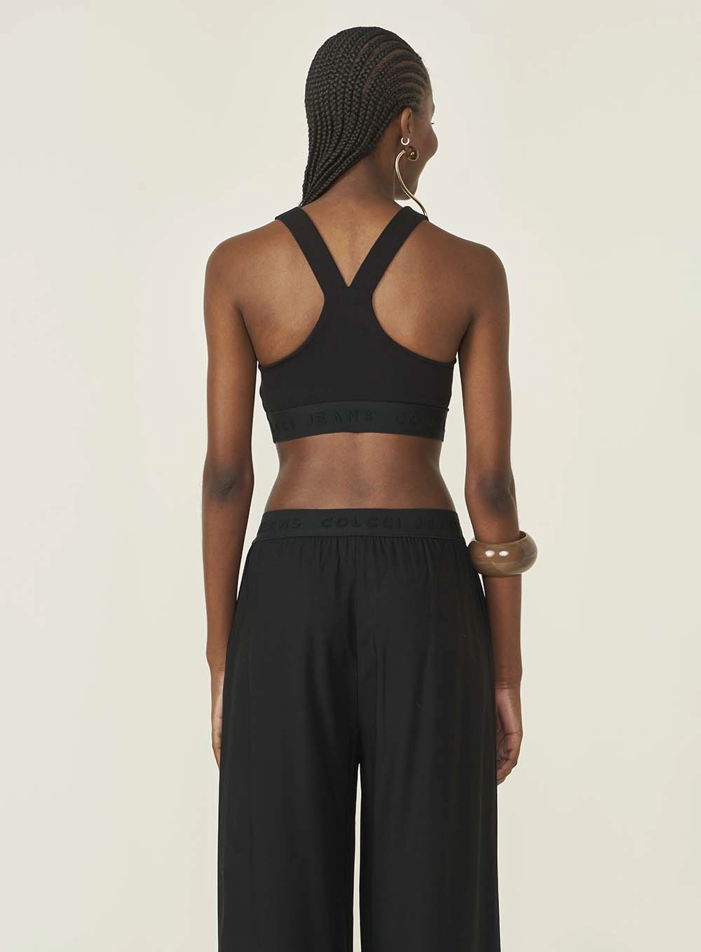 Top Colcci Jeans Preto