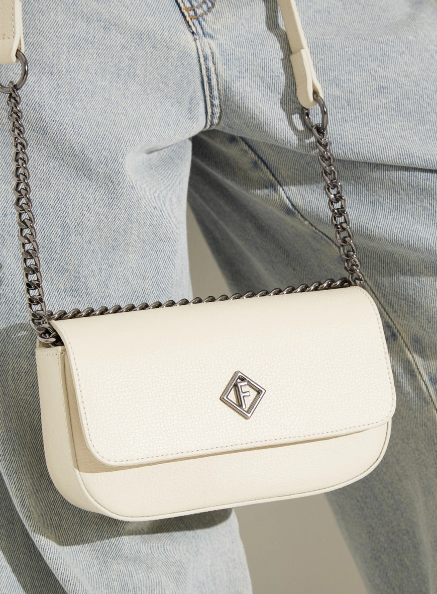 Bolsa Forum Cluth Versatil Off White