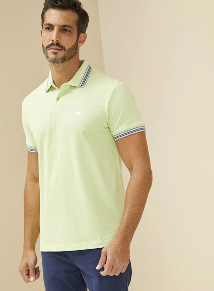Polo Masculina Slim