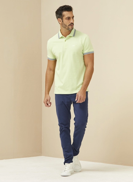 Polo Masculina Slim