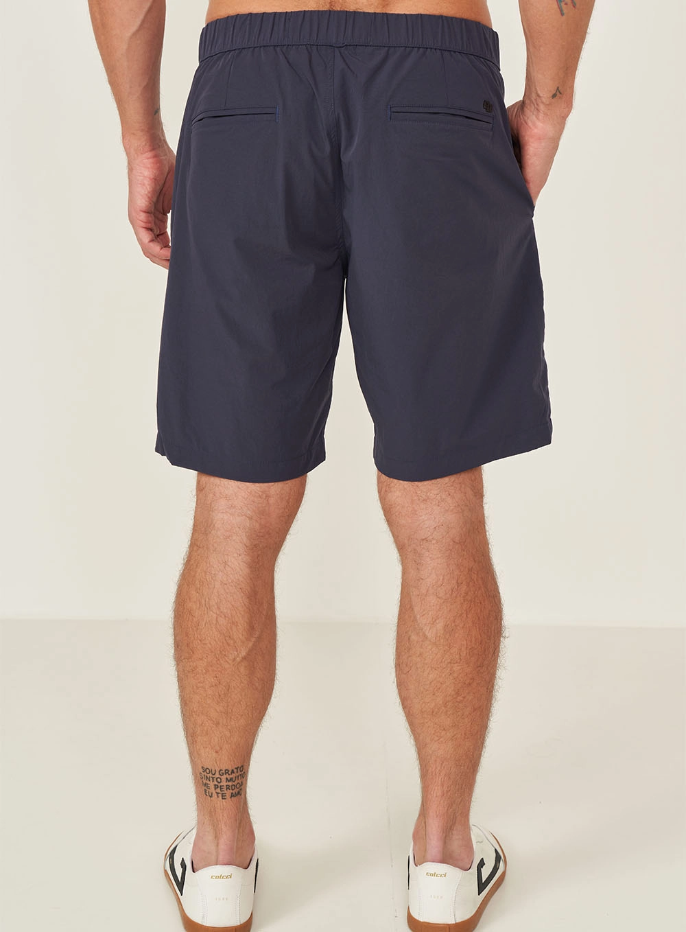 Bermuda Walk Flex Marinho Azul
