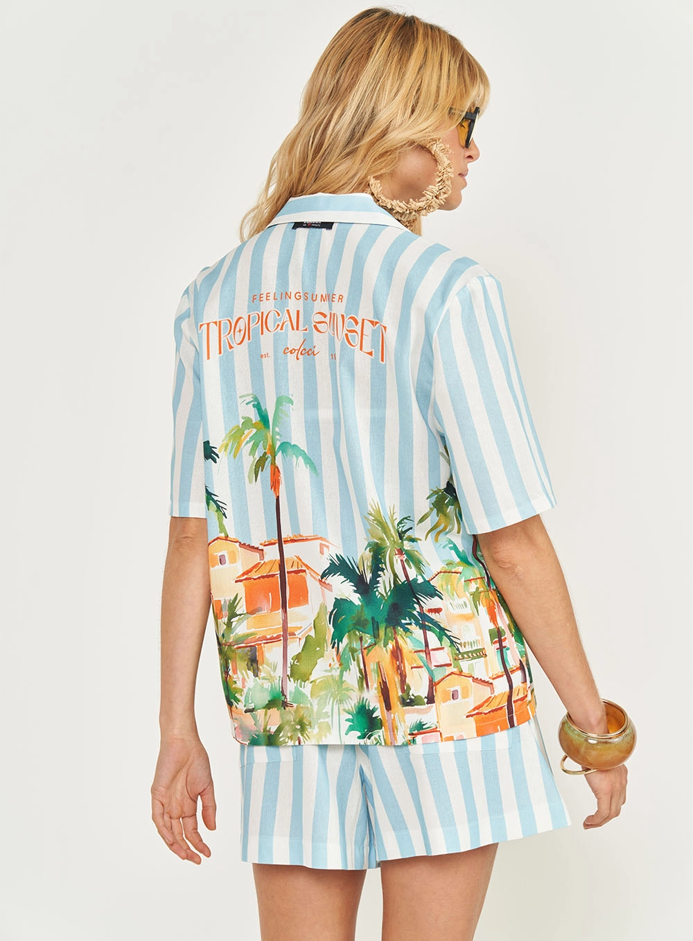 Camisa Estampada Loose Estampados