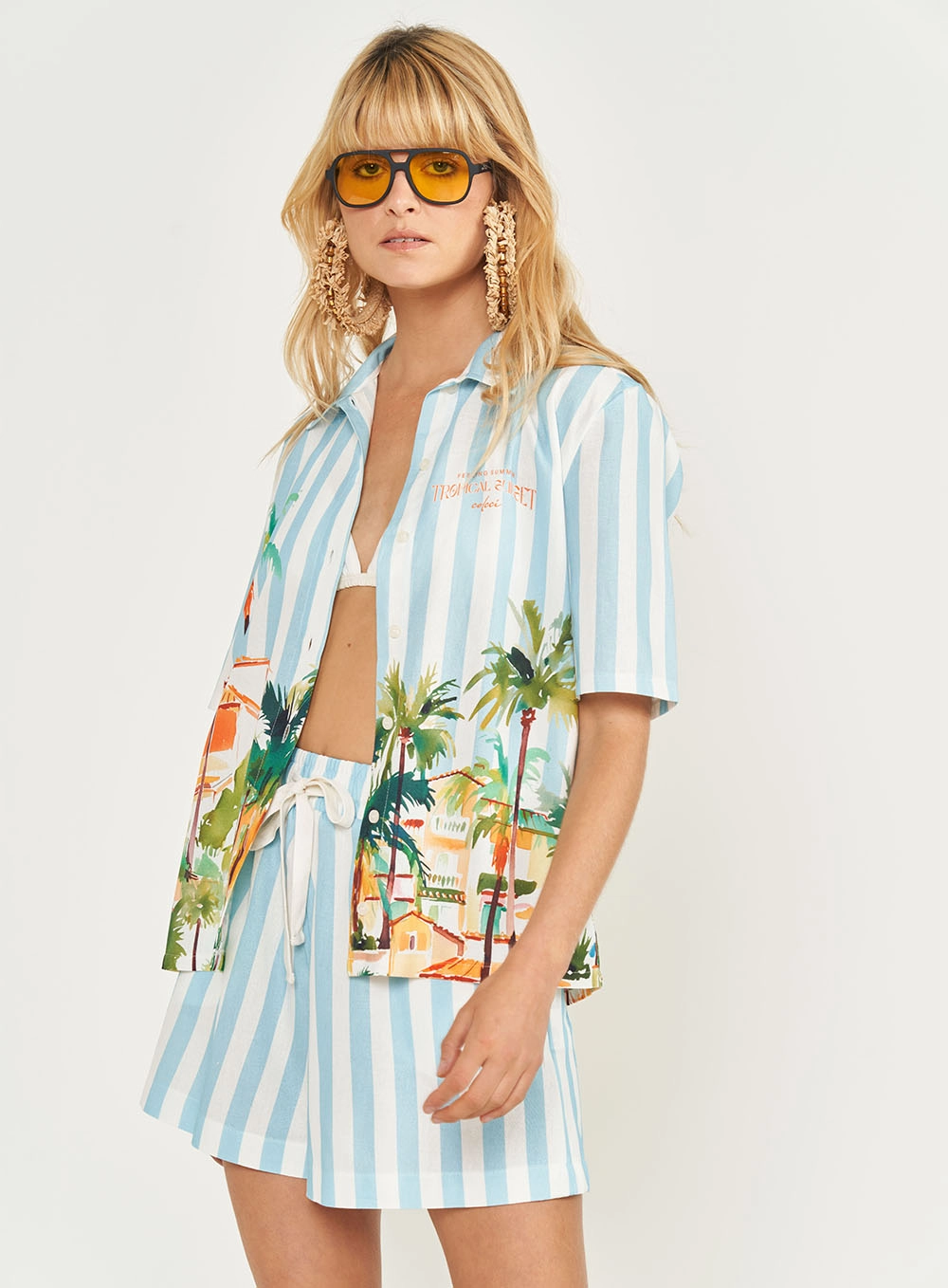 Camisa Estampada Loose Estampados