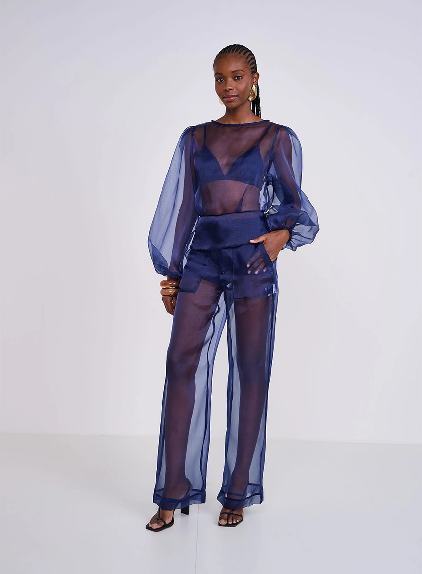 Calça Jade Com Transparência