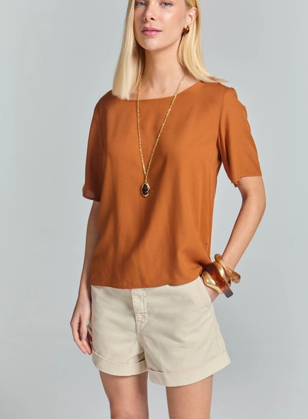 Camiseta Comfort Básica Manga Curta
