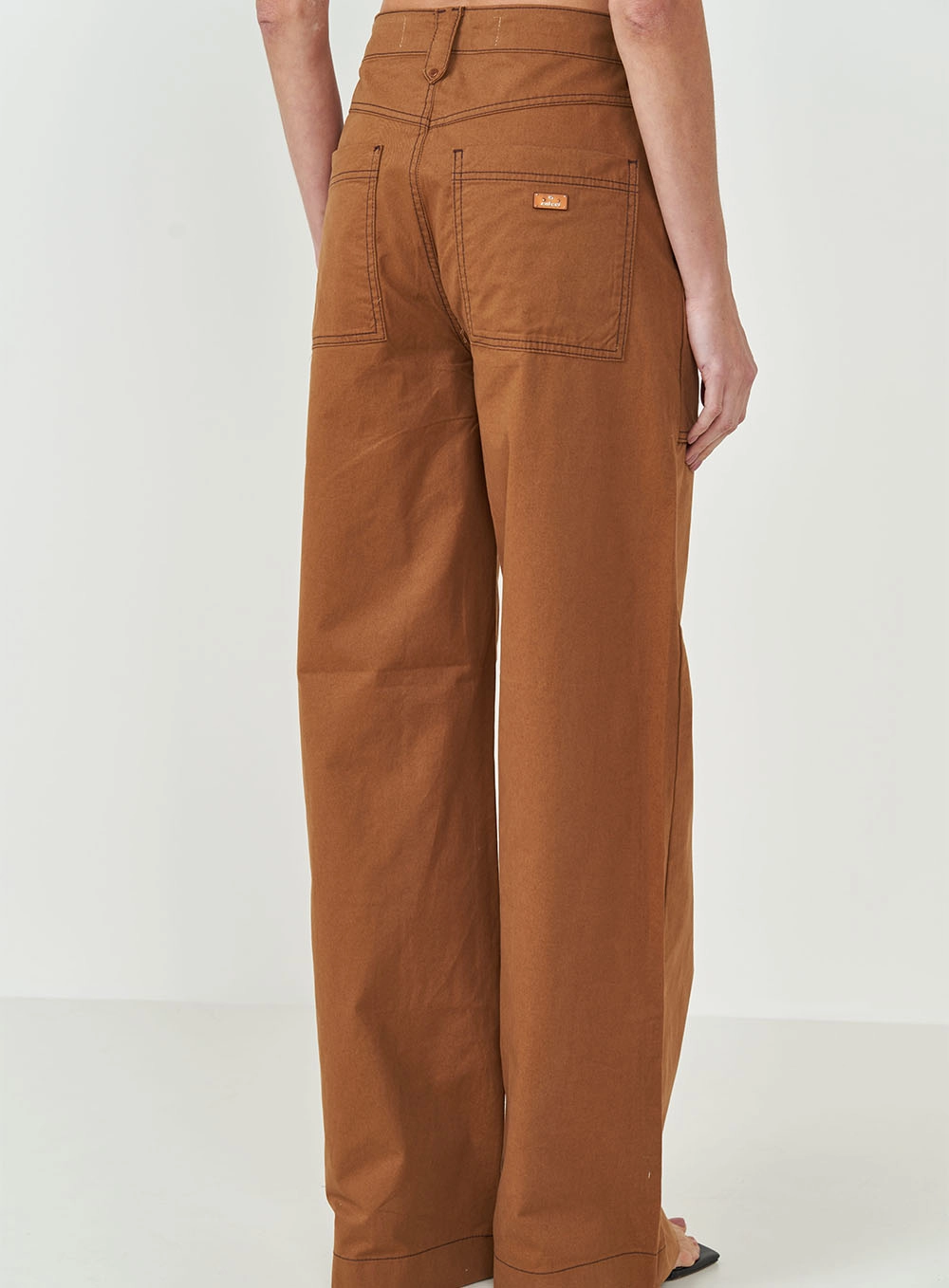 Calça Sarja Joana Marrom Evermore