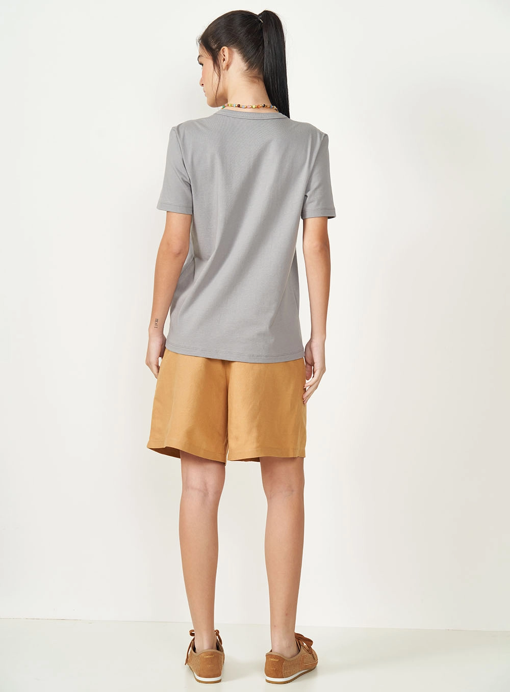 Camiseta Estampada Spring Club Cinza