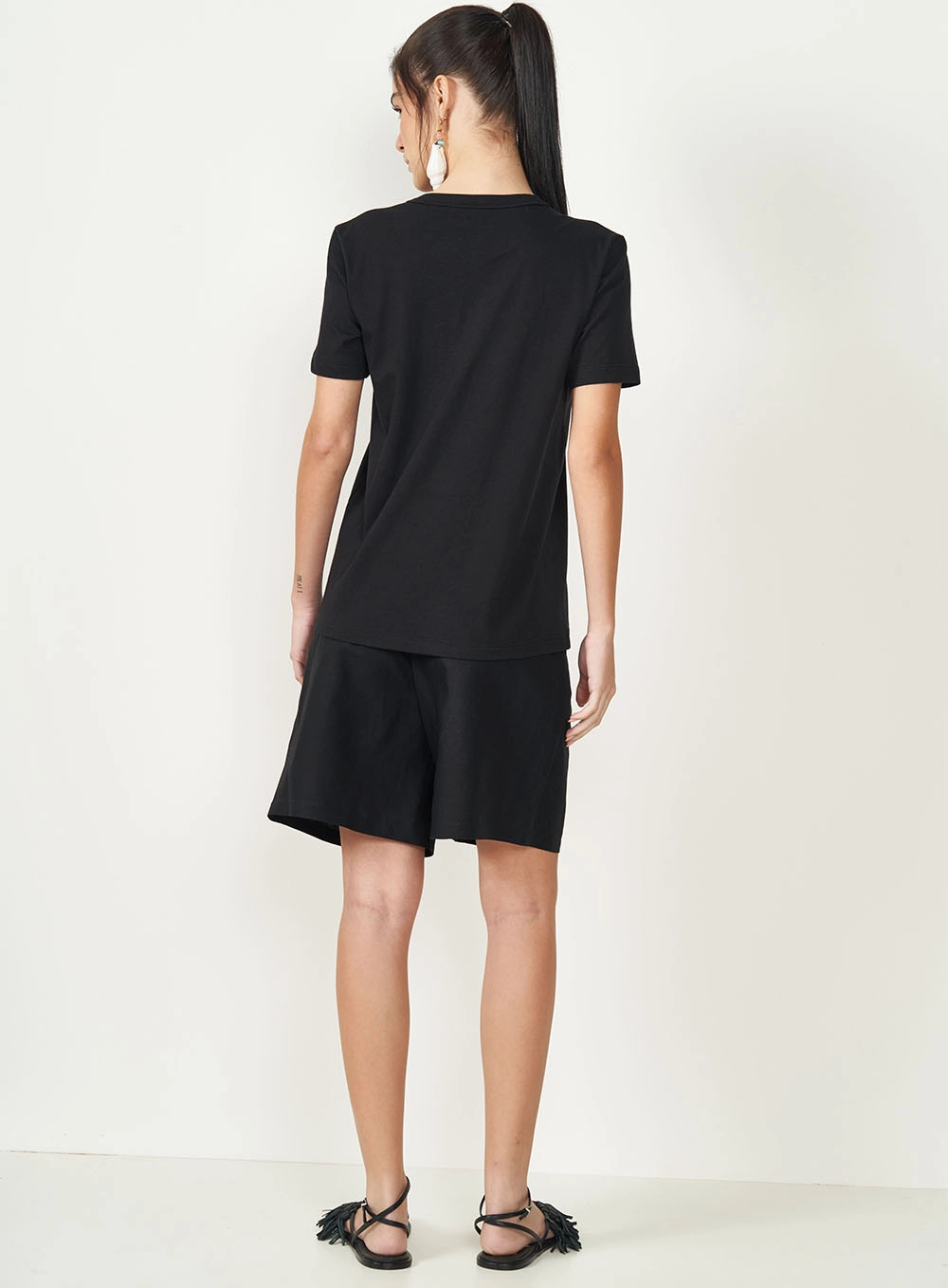 Camiseta Estampada Spring Club Preto