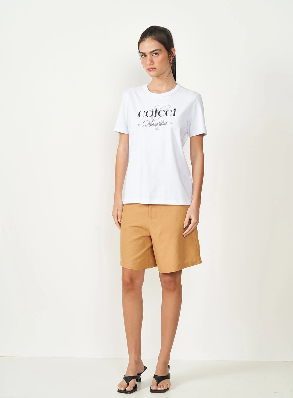 Camiseta Estampada Spring Club Branco