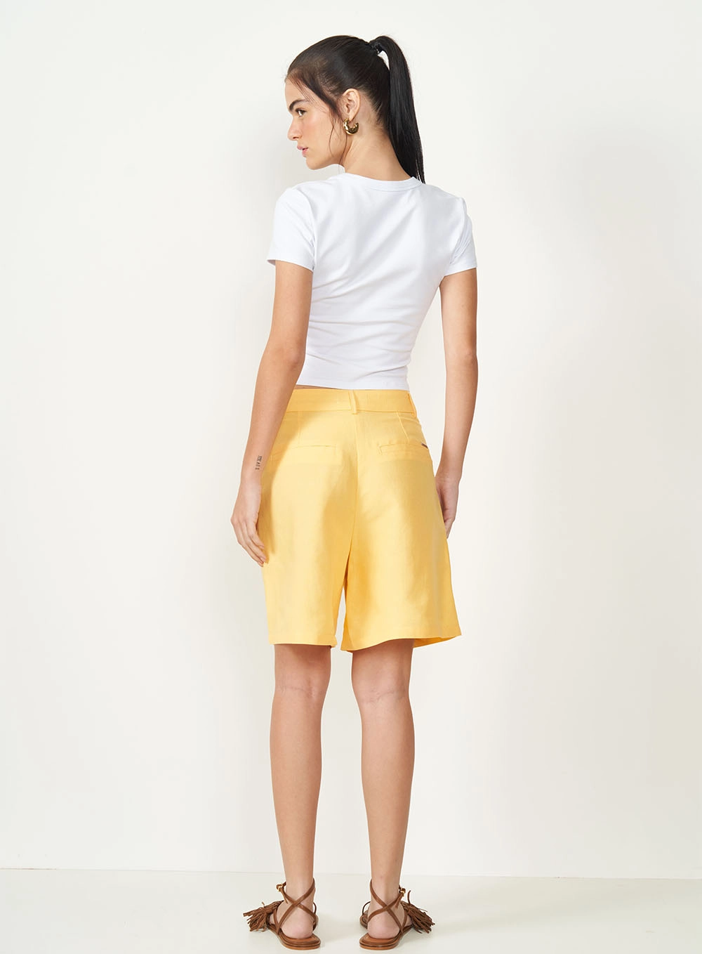 Camiseta Estampada  Limoncello Branco