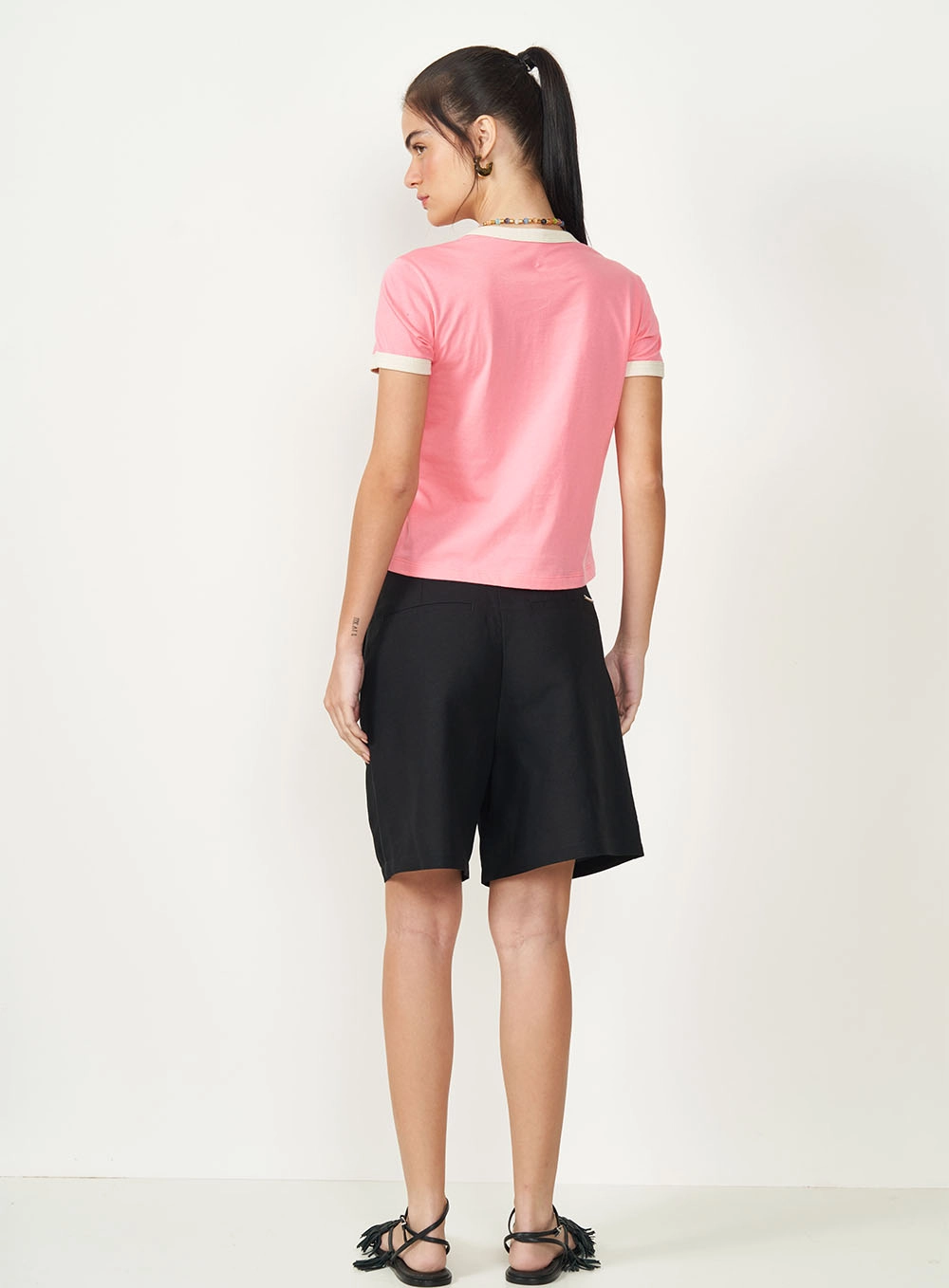 Camiseta Estampada L'Amore Rosa