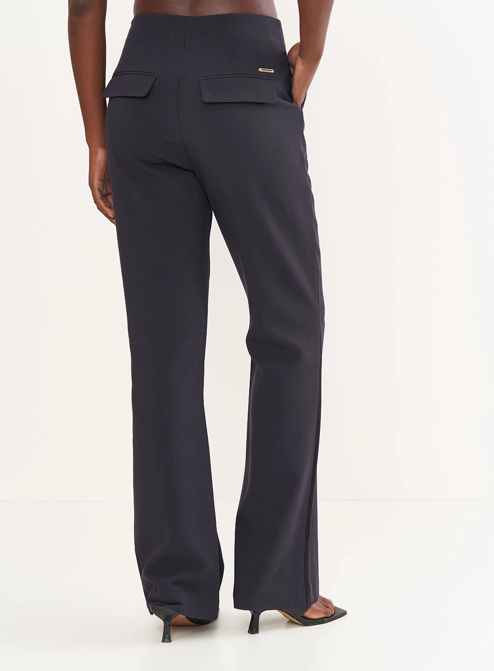 Calça Feminina Alfaiataria Reta Preto