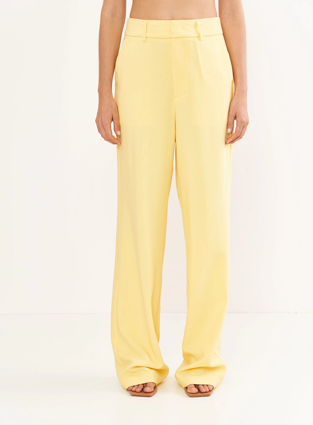 Calça Feminina Alfaiataria - Joana Amarelo Cornish