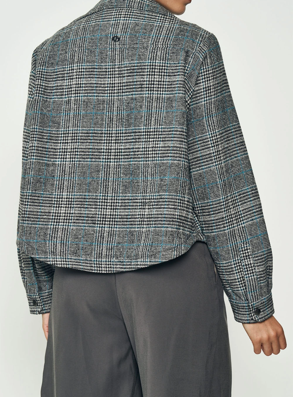 Jaqueta Xadrez Comfort Encurtado Estampados