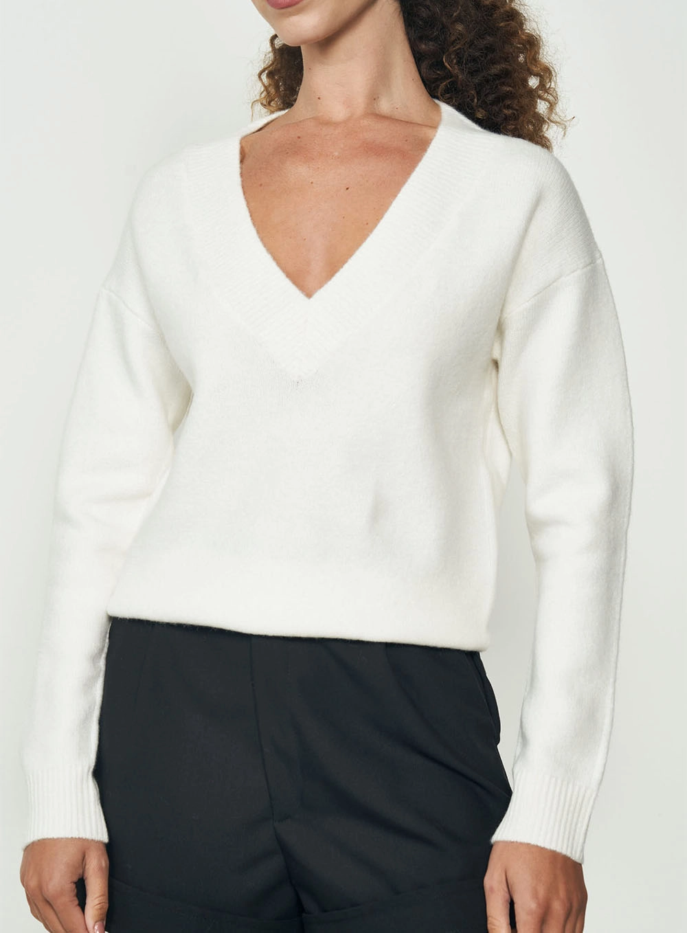 Blusa Comfort Manga Longa Off Shell