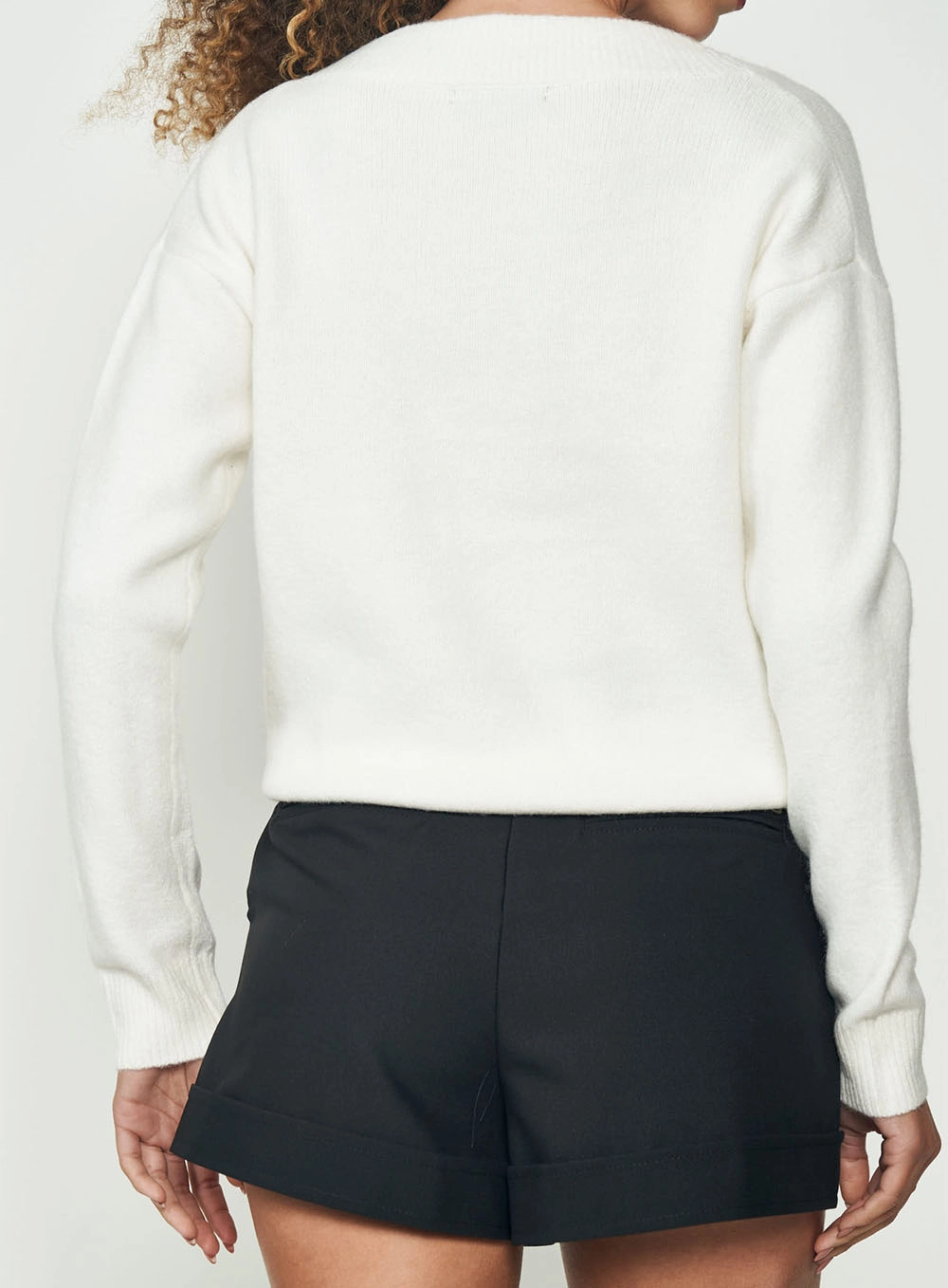 Blusa Comfort Manga Longa Off Shell