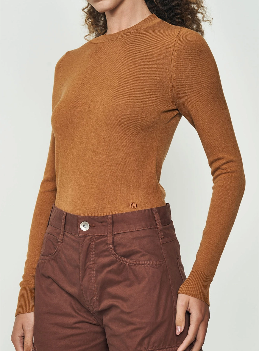Blusa Castaña Parisienne