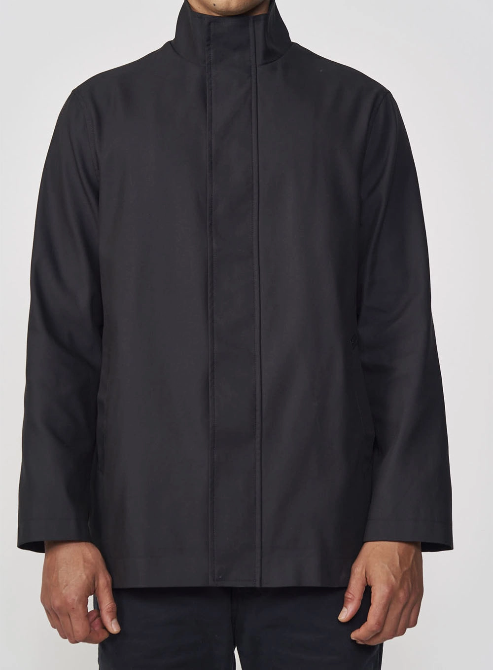Casaco Masculino Gola Alta Preto