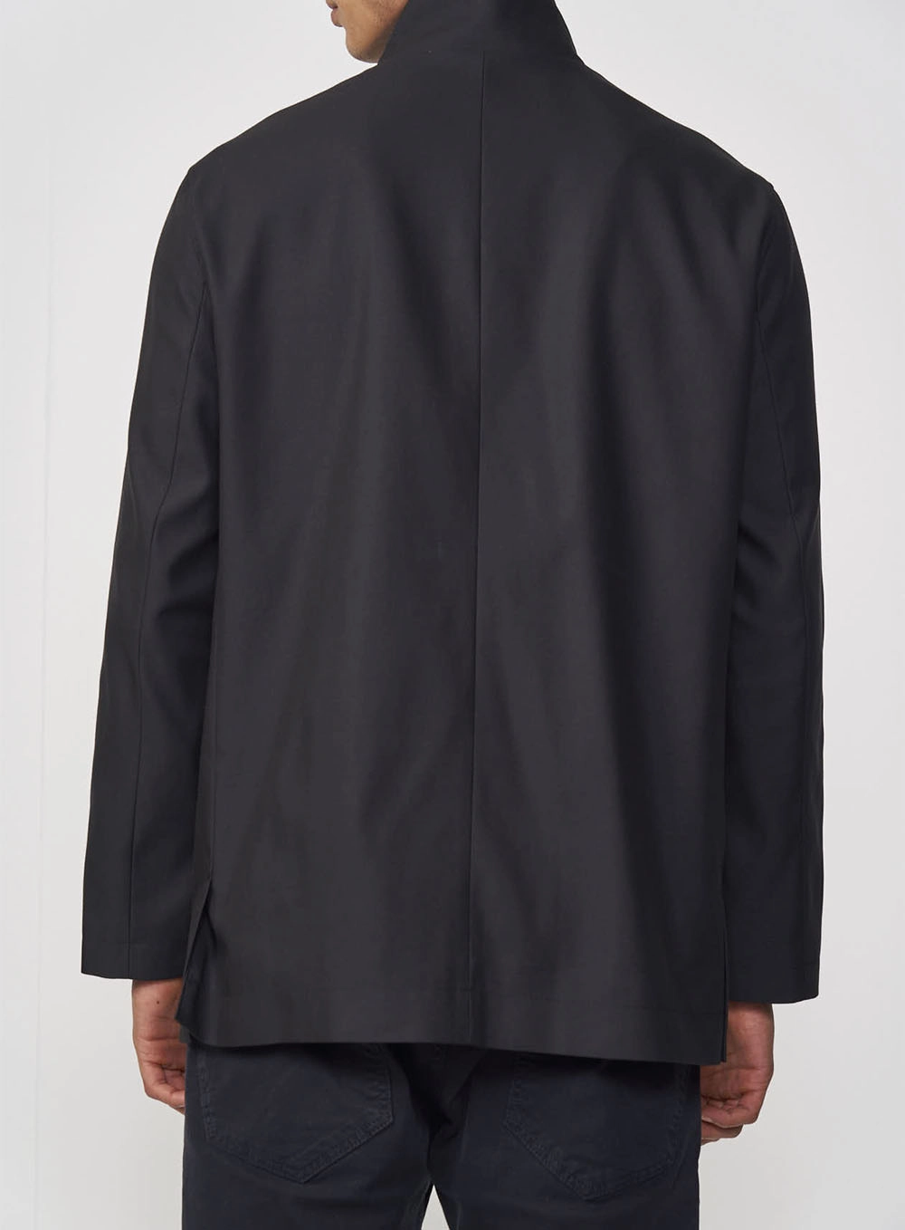 Casaco Masculino Gola Alta Preto