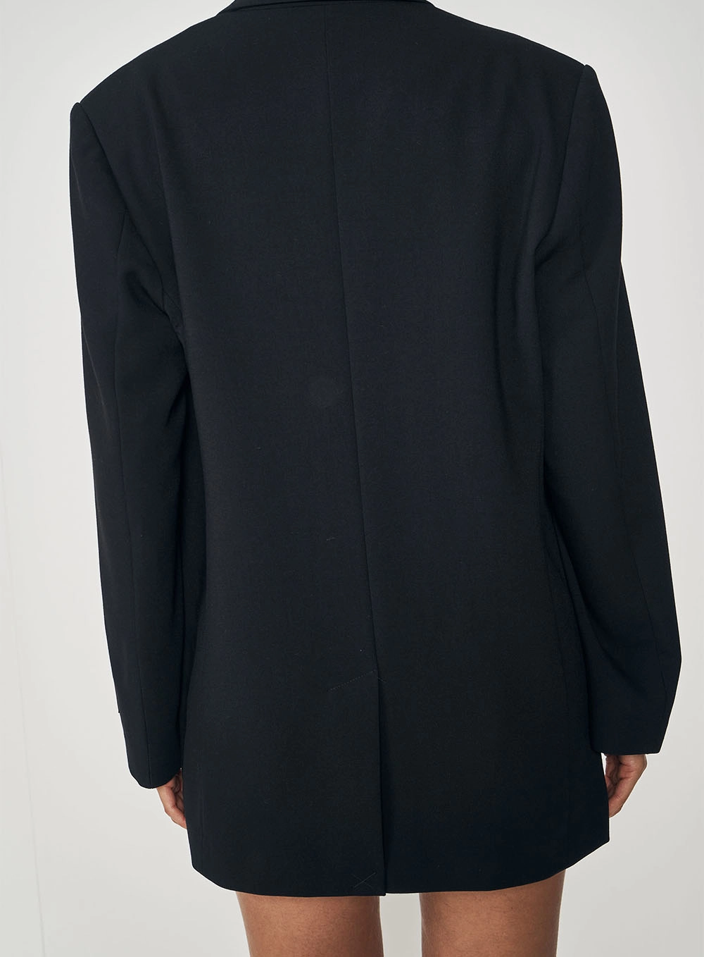 Blazer Alfaiataria Alongado Preto